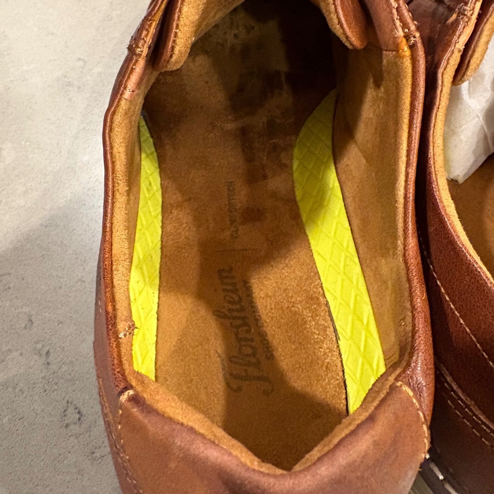 Florsheim Norwalk Cap Toe‎ Oxford Men 13W Leather Dress Shoe Cognac   Comfort - Picture 13 of 14